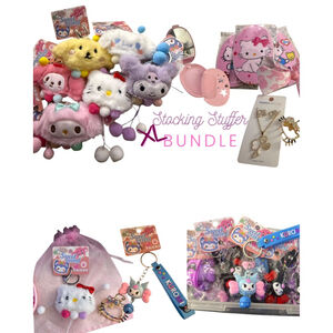 Mystery Stocking Stuffer Set – Jewelry, Plushies, Charms + Stocking